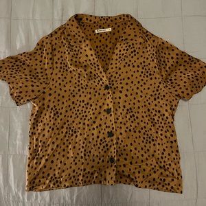 Marine layer washable silk top, size small